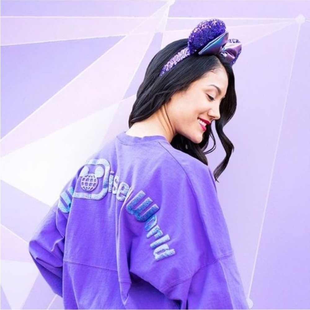 NWOT Disney Walt Disney World Purple Spirit Jersey